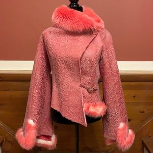 - Leather and Fur Jacket-